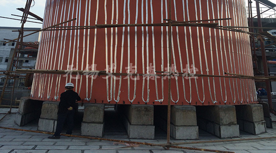 罐體防爆電伴熱帶安裝